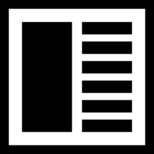 columna con diseño de contenido de filas  icono
