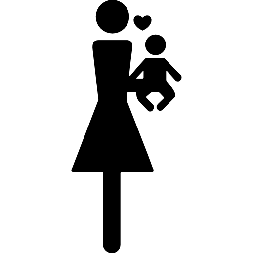 mãe amando seu bebê  Ícone