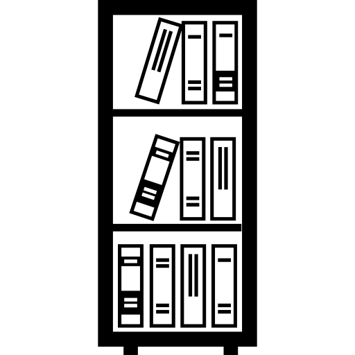 Library with books  icon