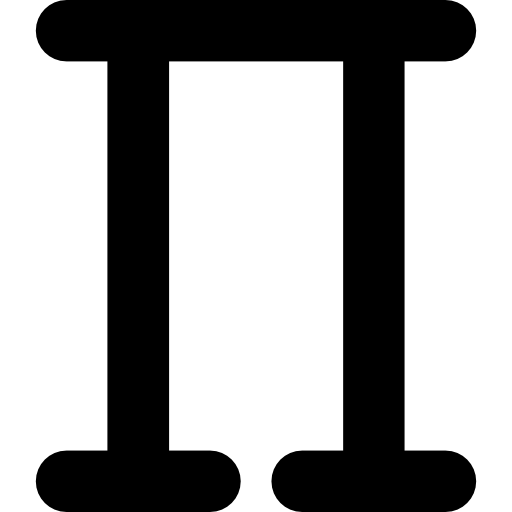 simbolo matematico del prodotto  icona
