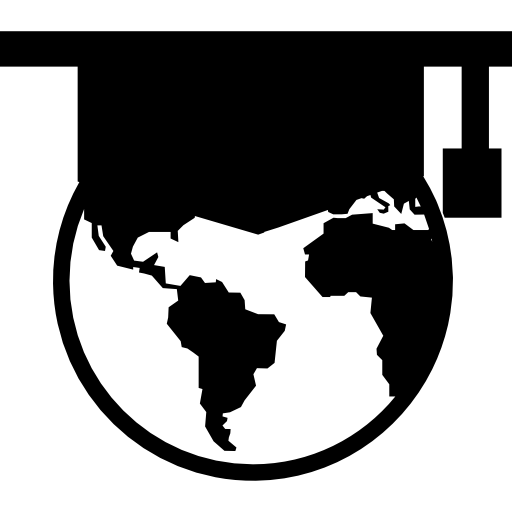 Earth graduation  icon