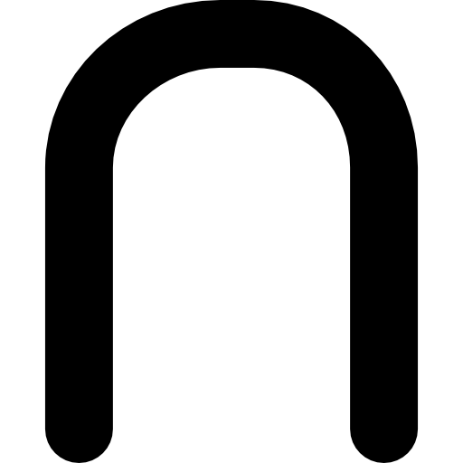 a interseção do símbolo matemático  Ícone