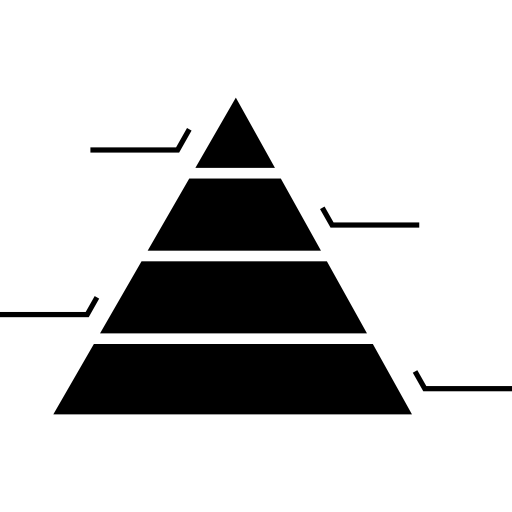 Пирамидальная диаграмма  иконка