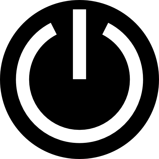 okrągły symbol mocy  ikona