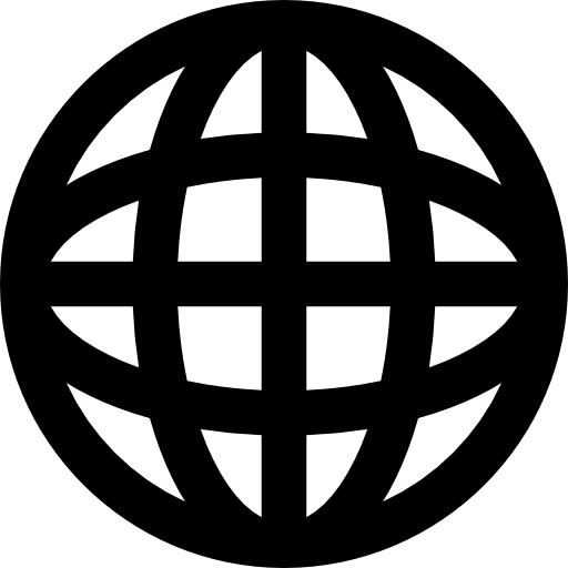 internet wereld raster symbool  icoon
