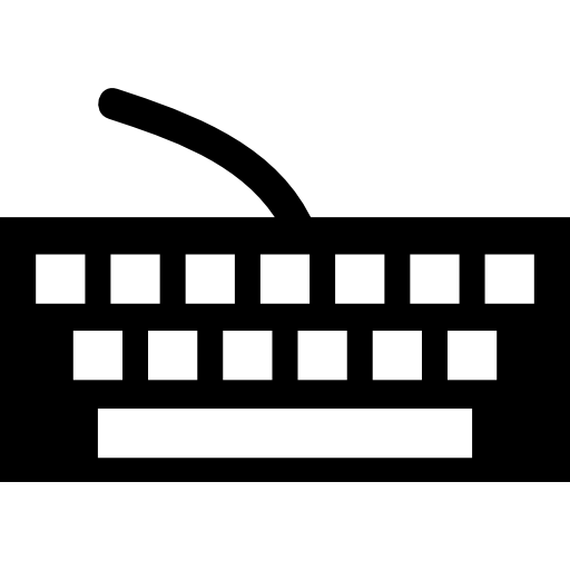 コード付きキーボード  icon