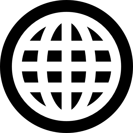 web, www, griglia mondiale  icona