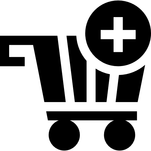 Shopping cart Basic Straight Filled icon
