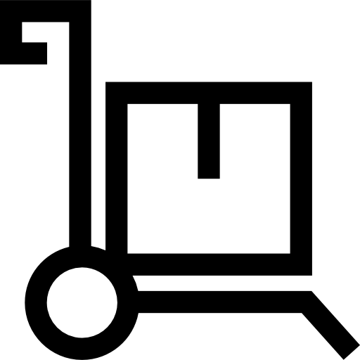 Trolley Basic Straight Lineal icon