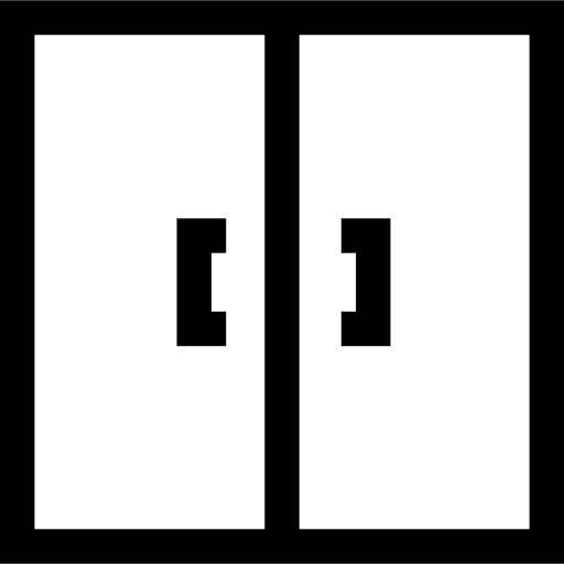 drzwi Basic Straight Lineal ikona