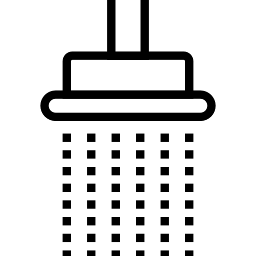 dusche Detailed Straight Lineal icon