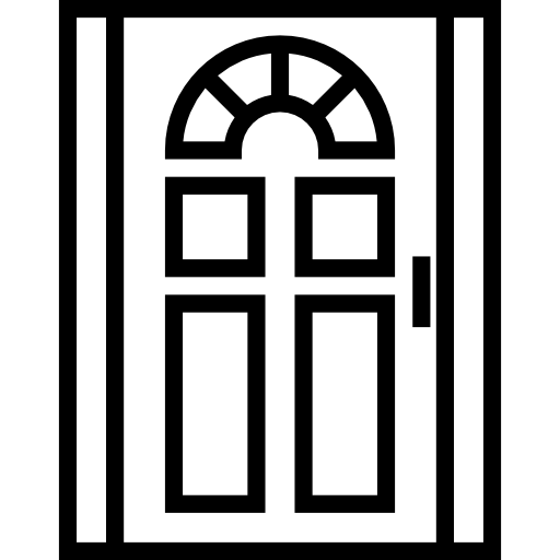 Дверь Detailed Straight Lineal иконка