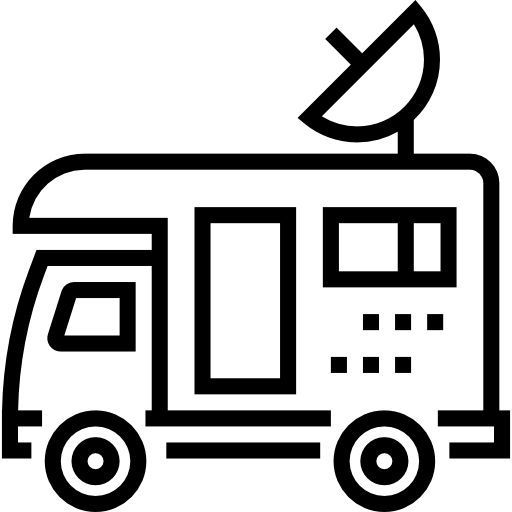 Motorhome Detailed Straight Lineal icon