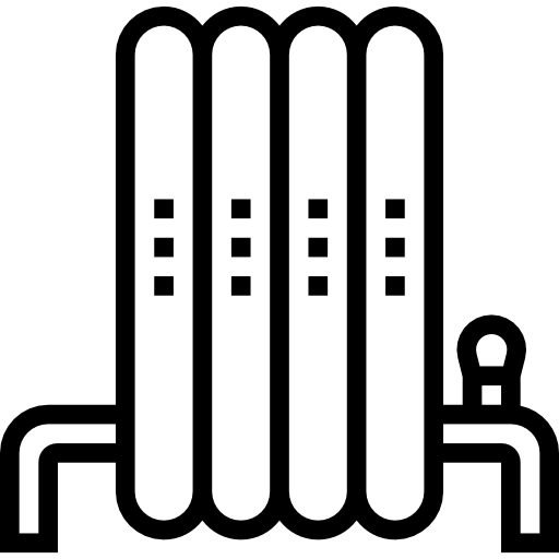 radiatoren Detailed Straight Lineal icoon