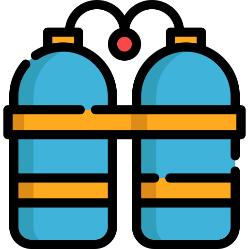 酸素タンク Special Lineal color icon