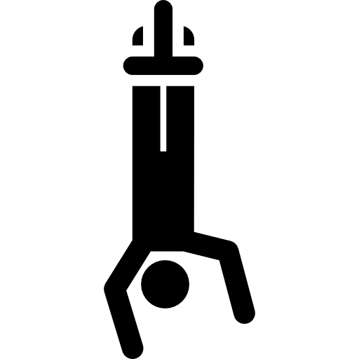 bungee jumpen Pictograms Fill icoon