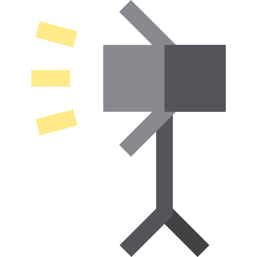 ライト Basic Straight Flat icon
