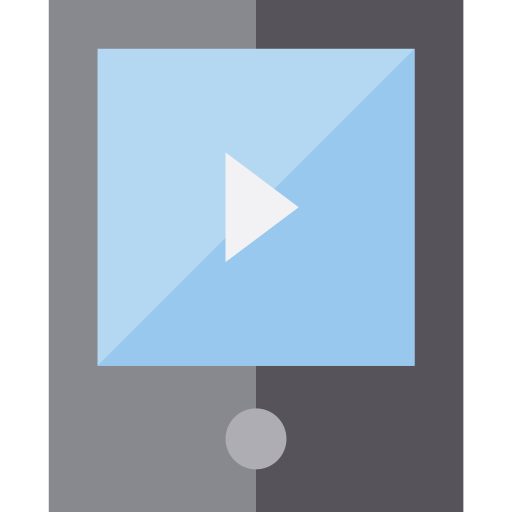 Multimedia player Basic Straight Flat icon