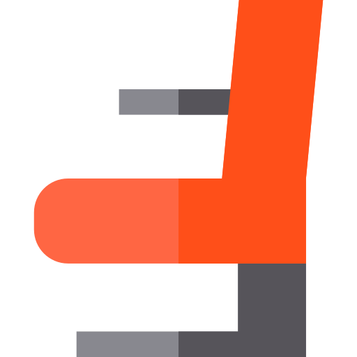 stoelen Basic Straight Flat icoon
