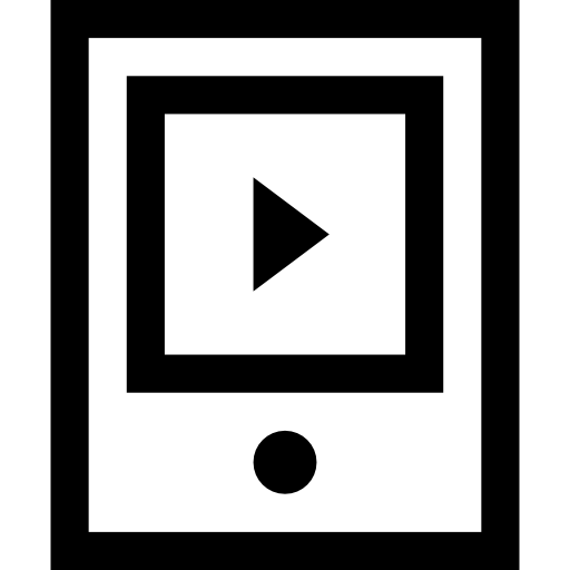 Multimedia player Basic Straight Lineal icon