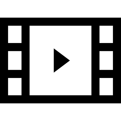 odtwarzacz multimedialny Basic Straight Lineal ikona