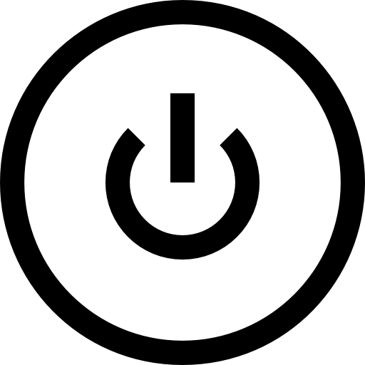 電源を切る Basic Straight Lineal icon