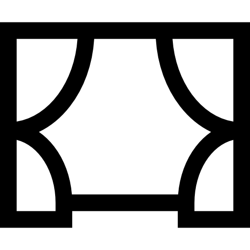 커튼 Basic Straight Lineal icon