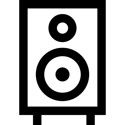 Audio player Basic Straight Lineal icon