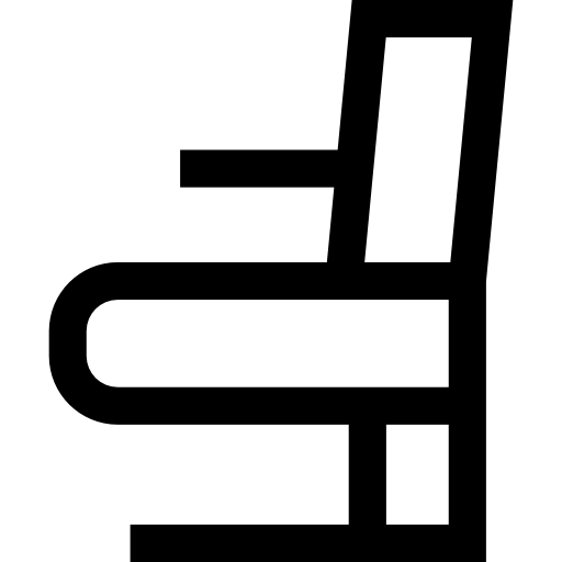 Chairs Basic Straight Lineal icon