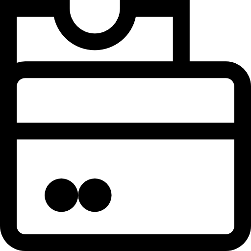 Кредитные карты Basic Straight Lineal иконка