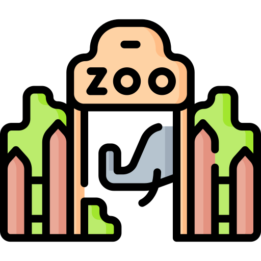 jardim zoológico Special Lineal color Ícone