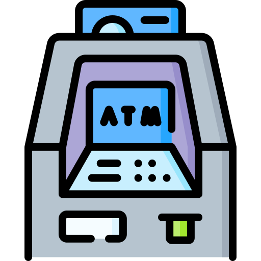 Atm machine Special Lineal color icon