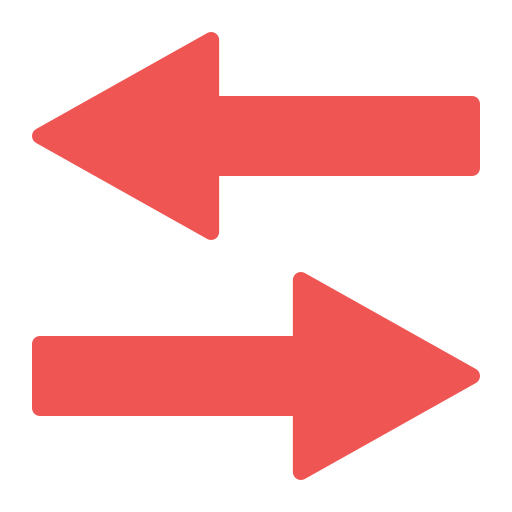 linke und rechte pfeile Generic Flat icon