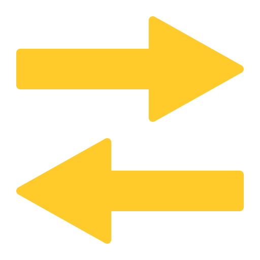 linke und rechte pfeile Generic Flat icon
