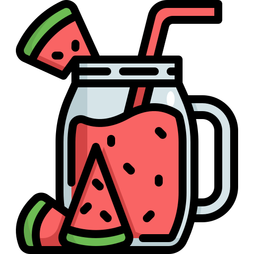 wassermelonen smoothie Generic Outline Color icon