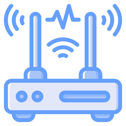 draadloze router Generic Blue icoon