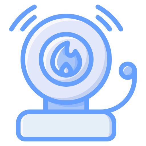 alarm przeciwpożarowy Generic Blue ikona
