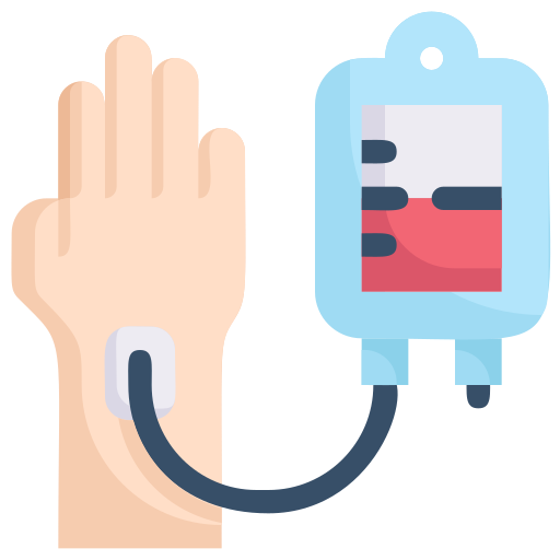 bloedtransfusie Generic Flat icoon