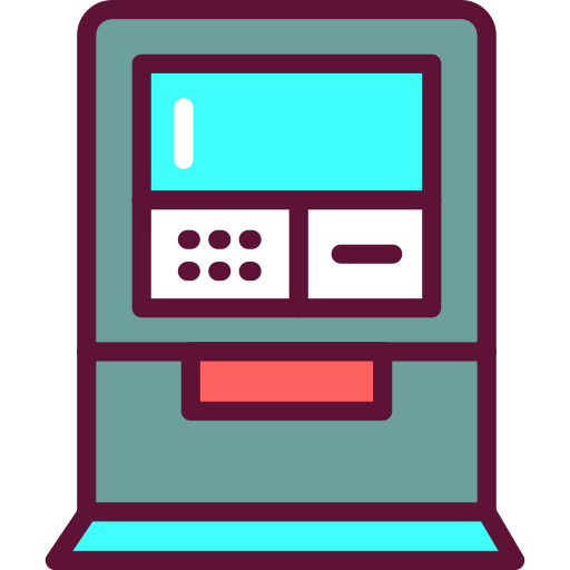geldautomaat Generic Outline Color icoon