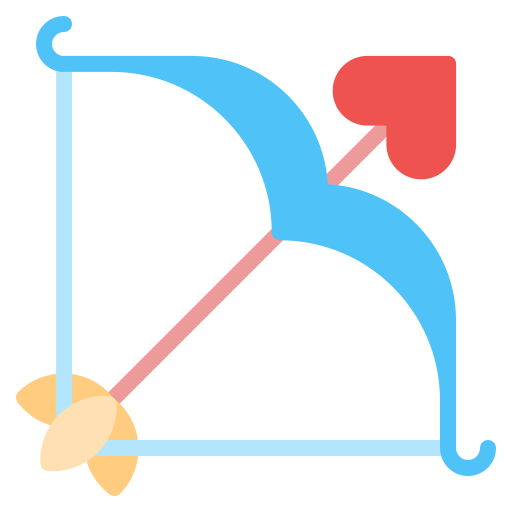 Cupid arrow Generic Flat icon