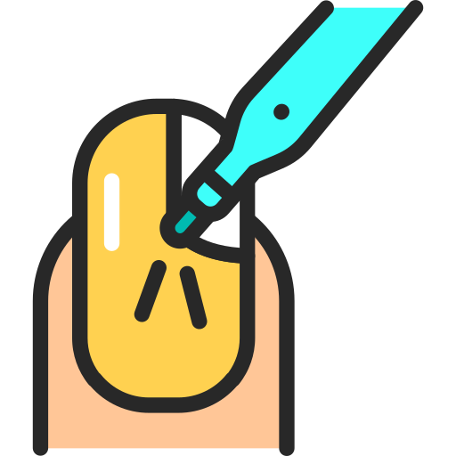 Nail polish Generic Outline Color icon