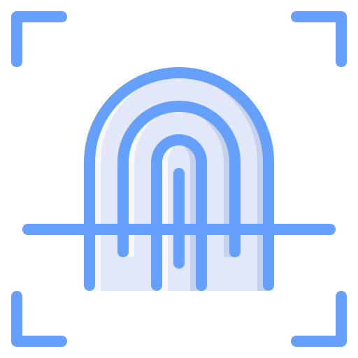 fingerabdruck Generic Blue icon