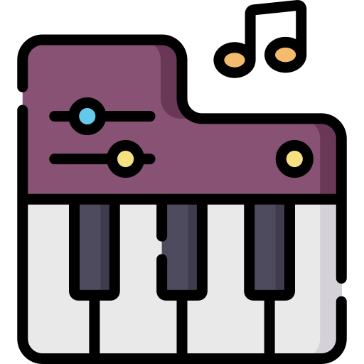 ピアノ Special Lineal color icon