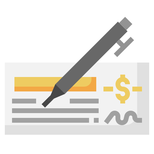 Cheque Surang Flat icon