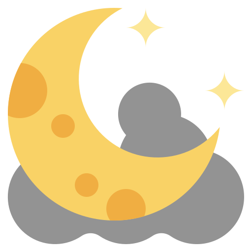 księżyc Surang Flat ikona