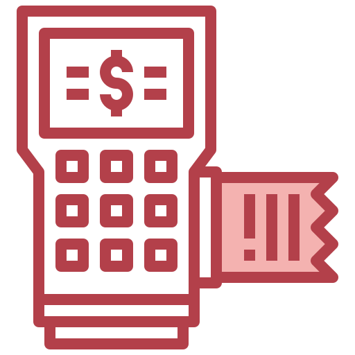 máquina de tarjeta de crédito Surang Red icono