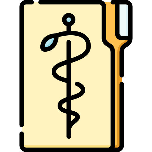 historial médico Special Lineal color icono