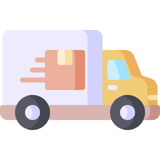 Delivery truck bqlqn Flat icon