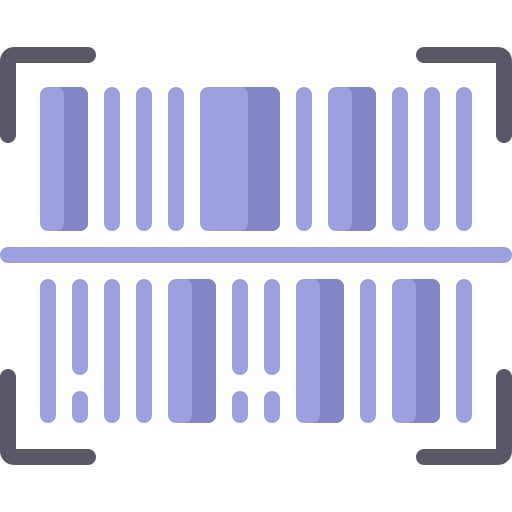 código de barras bqlqn Flat icono