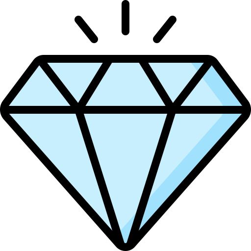 diamante bqlqn Lineal Color icono